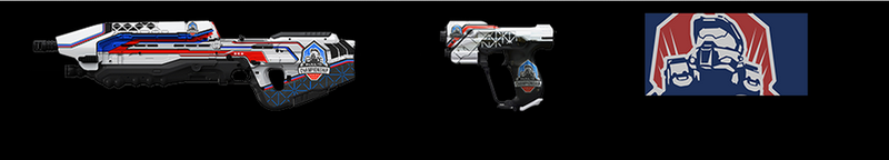 Illustration for article titled 343i Employee Skins Dropped in Halo 5 HCR REQ Packs